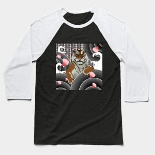 Tiger wave Baseball T-Shirt